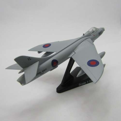 Royal Navy Hawker Hunter die-cast model plane - scale 1/120