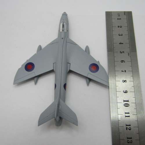 Royal Navy Hawker Hunter die-cast model plane - scale 1/120