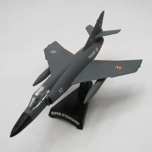 French Naval Aviation Super Etendard die-cast plane - scale 1/114