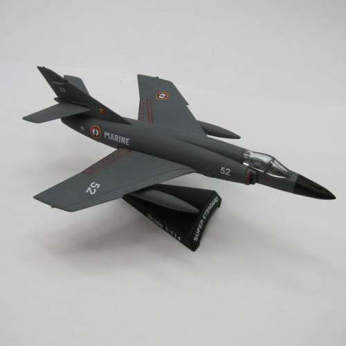 French Naval Aviation Super Etendard die-cast plane - scale 1/114