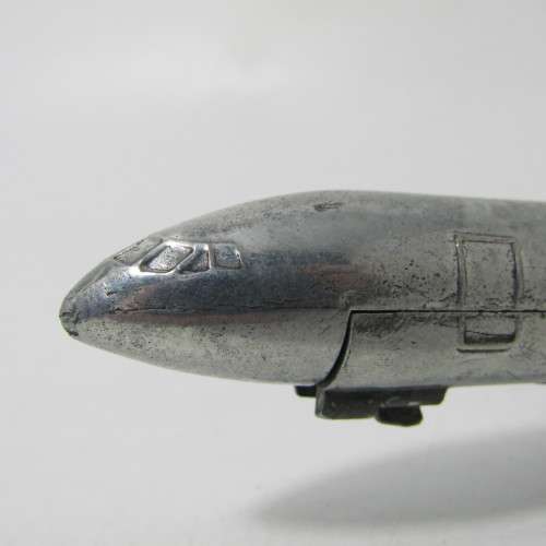 Meccano # 60F Dinky Toys Super Toys Caravelle ST 210 Die-cast plane - unpainted - wheels missing