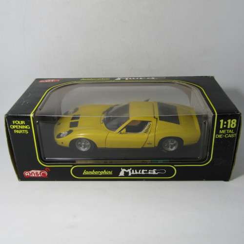 Anson Lamborghini Muira model car in box - scale 1/18