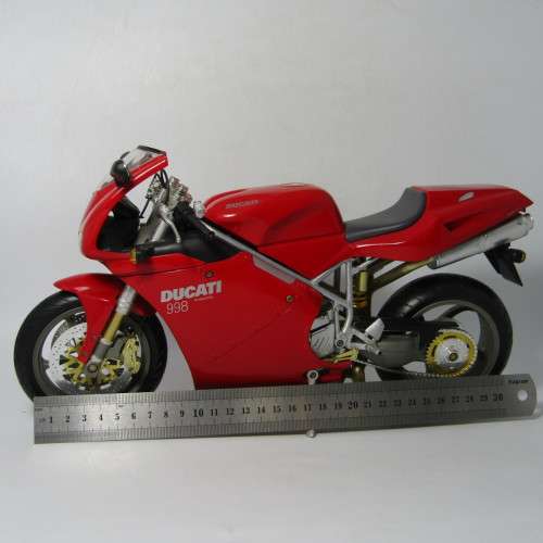 NewRay Ducati 998  model motorcycle - die-cast and plastic - scale 1/6