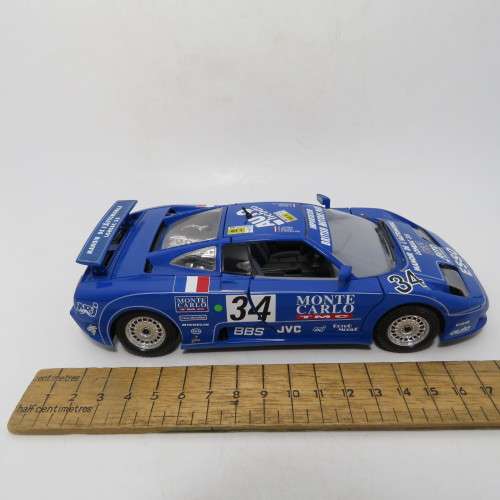 Bburago Bugatti 110 EB racing model car - Scale 1/24