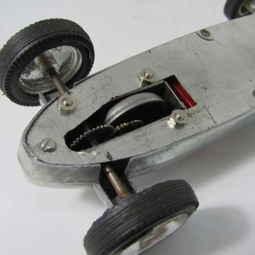 Homemade vintage racing friction car