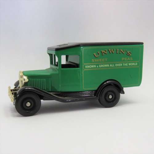 Days Gone Lledo Ford model A van - Unwin`s sweet peas - Issue 18