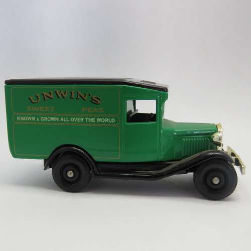 Days Gone Lledo Ford model A van - Unwin`s sweet peas - Issue 18