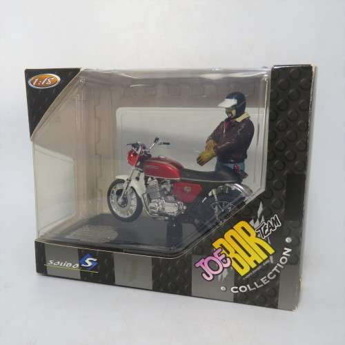 Solido Joe Bar team collection - Honda CB 750 model motorcycle with figurine - Scale 1/18 in box