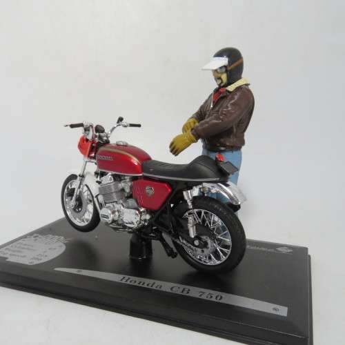 Solido Joe Bar team collection - Honda CB 750 model motorcycle with figurine - Scale 1/18 in box