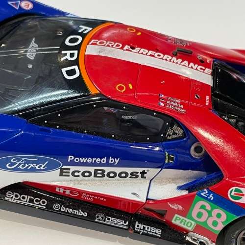 Carrera Ford GT Race car slot car - Some body damage