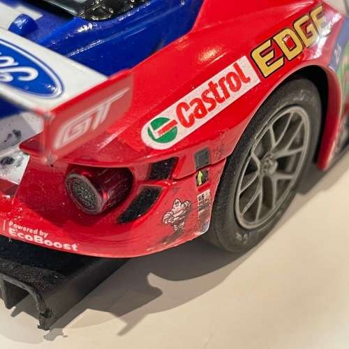 Carrera Ford GT Race car slot car - Some body damage
