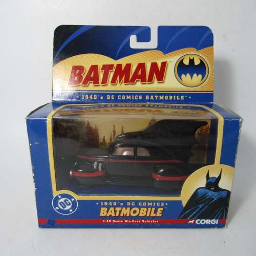 Corgi 1940`s DC Comics Batmobile model car in box - scale 1/43