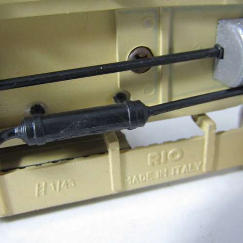 RIO Fiat Autocrarro 18BL model truck - scale 1/43 - some pieces missing - wheels damaged