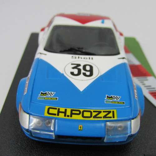 Ferrari 365 GTB4 racing model car - #39 - 1972 Le Mans 24th - scale 1/43