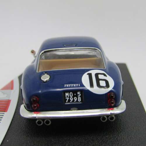 Ferrari 250 GT Berlinetta racing model car - #16 - 24h Le Mans 1960 - scale 1/43