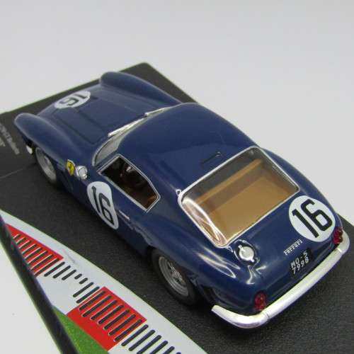 Ferrari 250 GT Berlinetta racing model car - #16 - 24h Le Mans 1960 - scale 1/43