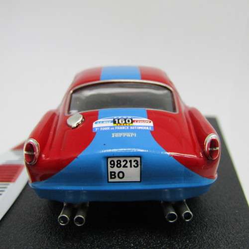 Ferrari 250 GTO Berlinetta racing model car - #160 - Tour de France 1958 - scale 1/43