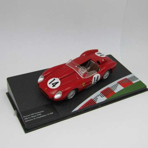 Ferrari 250 Testarossa racing model car - #14 - 24h Le Mans 1958 - scale 1/43