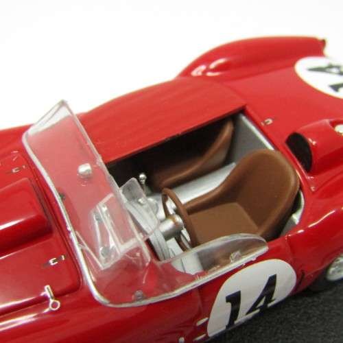 Ferrari 250 Testarossa racing model car - #14 - 24h Le Mans 1958 - scale 1/43