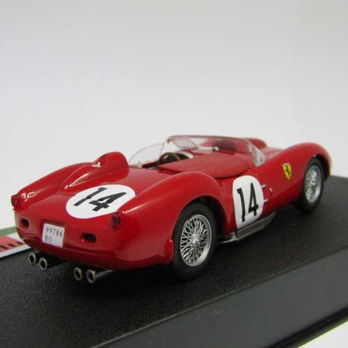 Ferrari 250 Testarossa racing model car - #14 - 24h Le Mans 1958 - scale 1/43