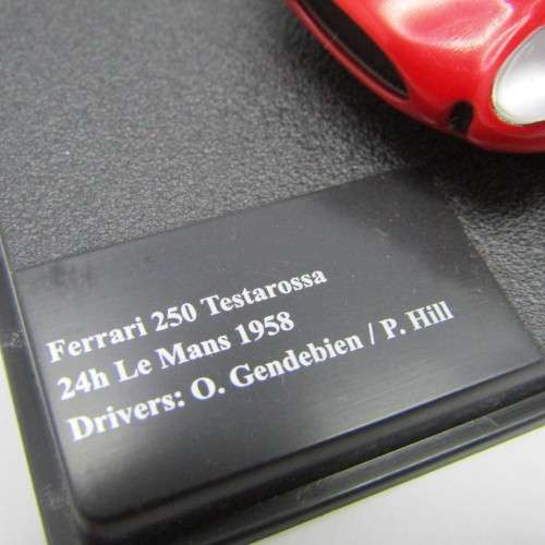 Ferrari 250 Testarossa racing model car - #14 - 24h Le Mans 1958 - scale 1/43
