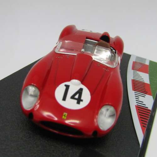 Ferrari 250 Testarossa racing model car - #14 - 24h Le Mans 1958 - scale 1/43