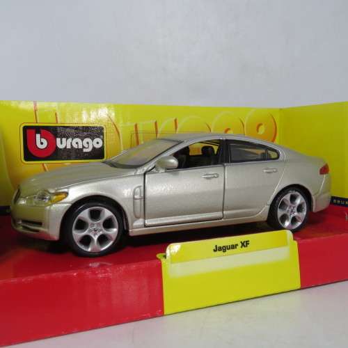Bburago Street Fire Jaguar XF die-cast model car in box - Scale 1/32