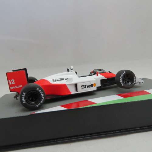 Formula 1 McLaren MP4/4 - 1988 model car - #12 Ayrton Senna - Scale 1/43