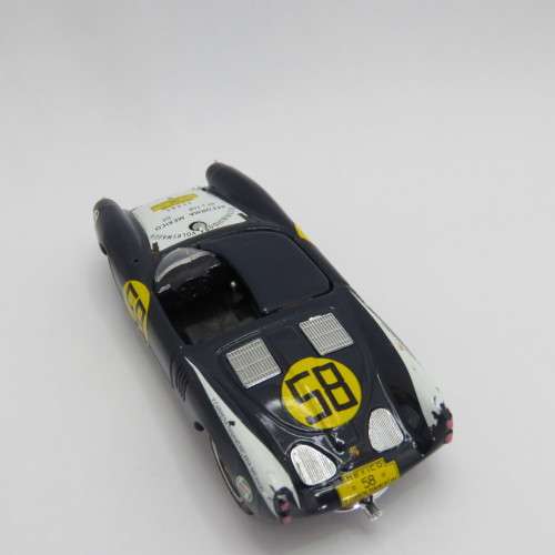 Brumm Porsche 550 RS Carrera racing model car #58 - Scale 1/43 - Mirror missing