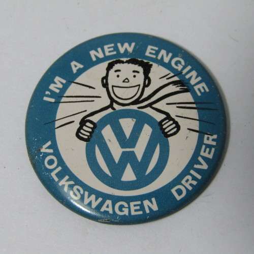 I`m new engine Volkswagen driver tinnie badge - no pin