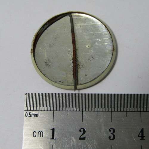 Vintage BP Super Man tinnie badge