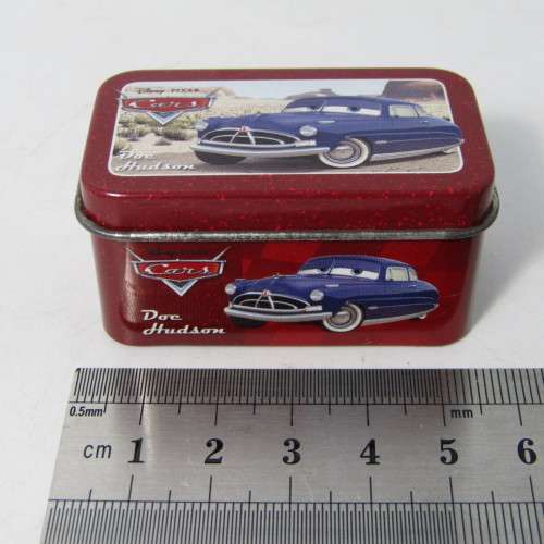 Disney Cars Doc Hudson toy cars and tin