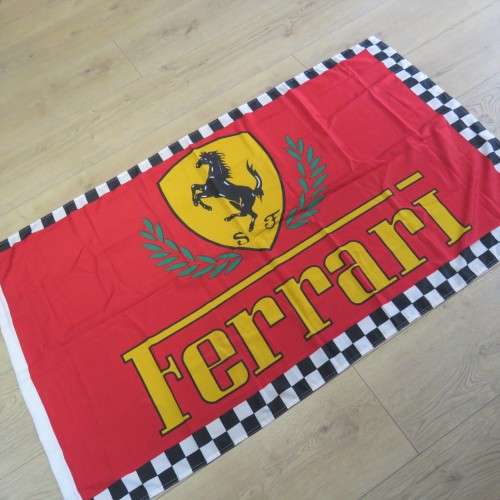 Ferrari racing flag - 153 x 88 cm