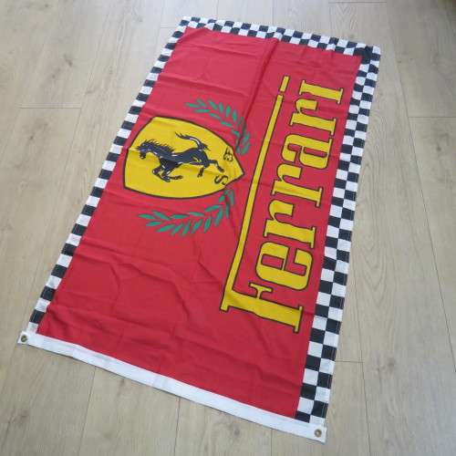 Ferrari racing flag - 153 x 88 cm