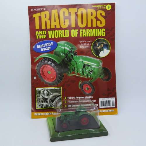 Hachette tractors issue 6 - 1963 Deutz D25 die-cast tractor - Scale 1/43