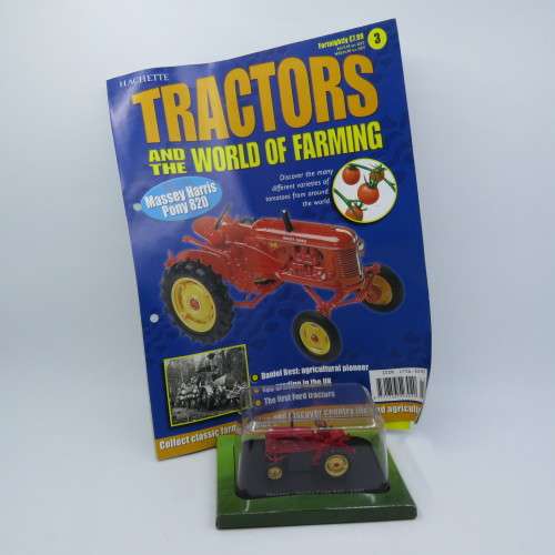 Hachette tractors issue 3 - 1957 Massey - Harris Pony 820 die-cast tractor - Scale 1/43