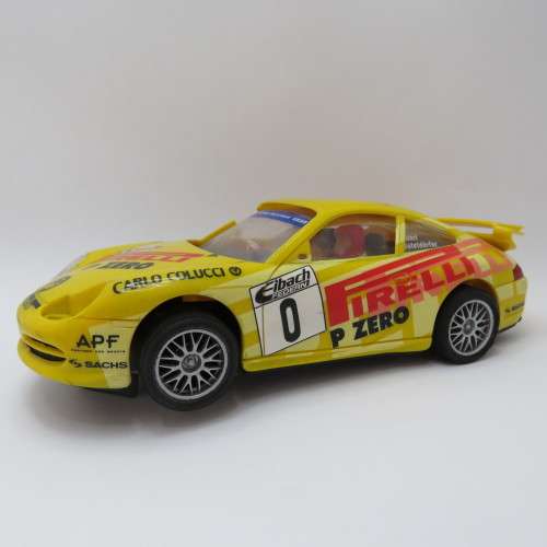 Ninco Porsche 911 slot car with NC-1 motor - Some damage and light missing