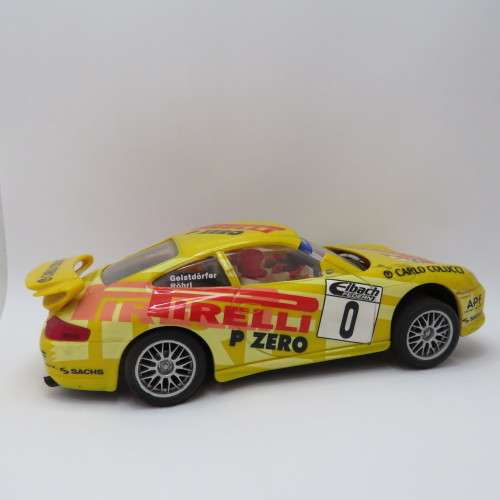 Ninco Porsche 911 slot car with NC-1 motor - Some damage and light missing