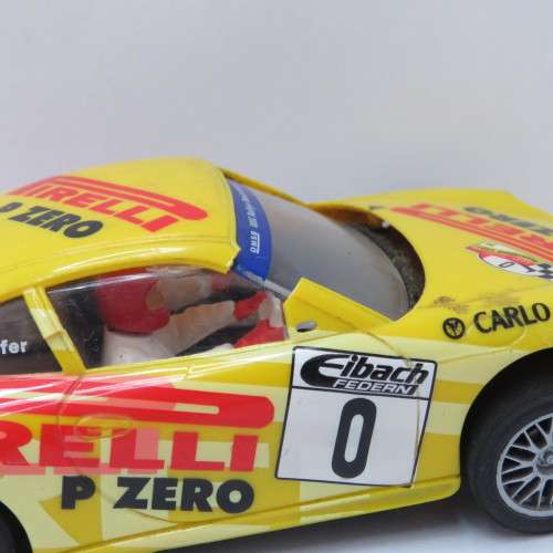 Ninco Porsche 911 slot car with NC-1 motor - Some damage and light missing