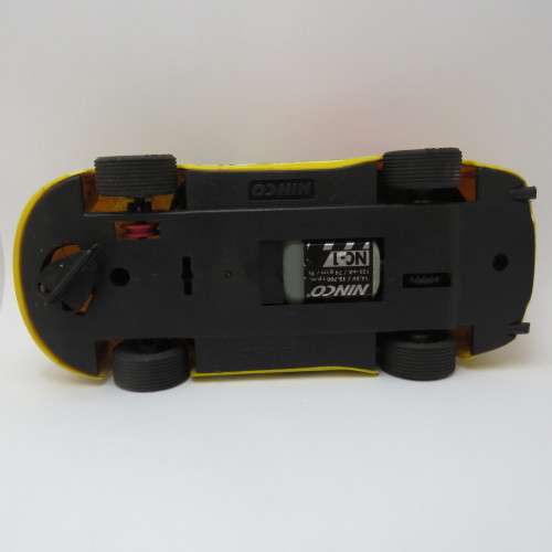 Ninco Porsche 911 slot car with NC-1 motor - Some damage and light missing