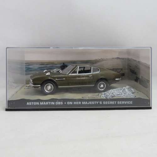 James Bond 007 Aston Martin DBS model car - On Her Majesty`s Secret Service