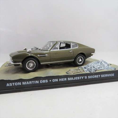 James Bond 007 Aston Martin DBS model car - On Her Majesty`s Secret Service