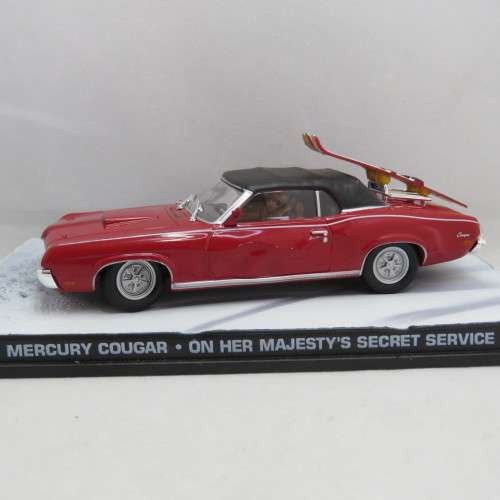 James Bond 007 Mercury Cougar model car - On Her Majesty`s Secret Service