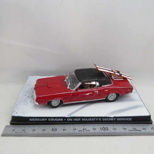 James Bond 007 Mercury Cougar model car - On Her Majesty`s Secret Service
