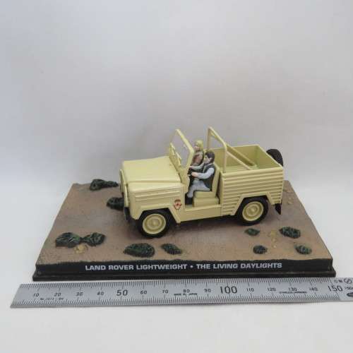 James Bond 007 Land Rover lightweight model car - The Living daylights