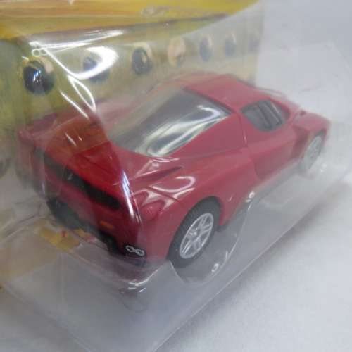 Shell V-Power Ferrari Enzo - Pull back action - Still sealed - Hot Wheels