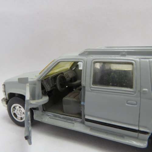 Road Champs Chevrolet Suburban truck - Rhode Island State Police - Rear window missing