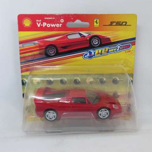 Shell V-Power Ferrari F50 - Pull back action - Still sealed - Hot Wheels