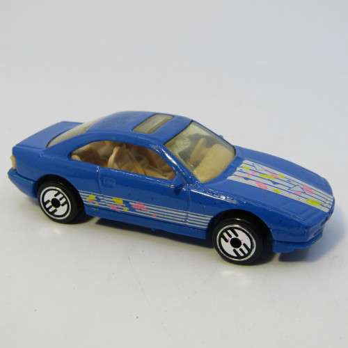 1991 Hot Wheels BMW 850i toy car with Ultra Hot wheels - 1990 Malaysia