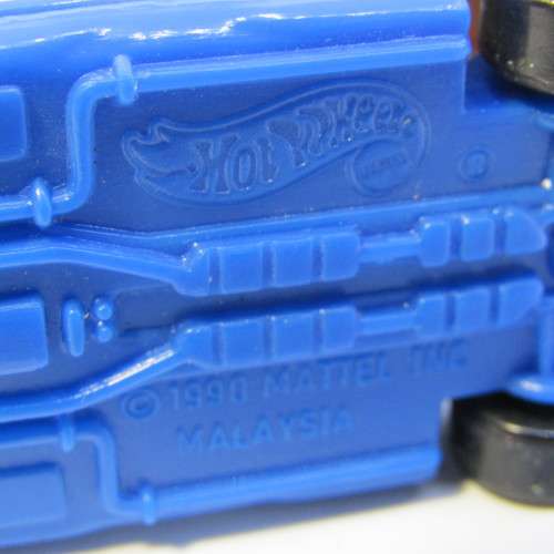 1991 Hot Wheels BMW 850i toy car with Ultra Hot wheels - 1990 Malaysia